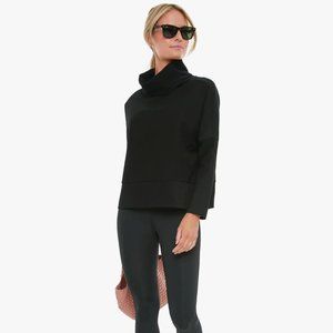 Tuckernuck Black Rollins Funnel Neck Pullover Size Med
